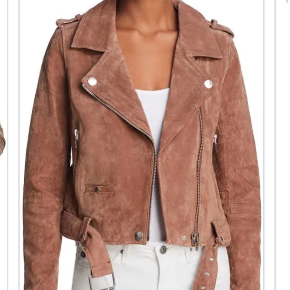 BlankNYC suede moto jacket